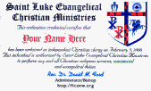 Clergy ID Card